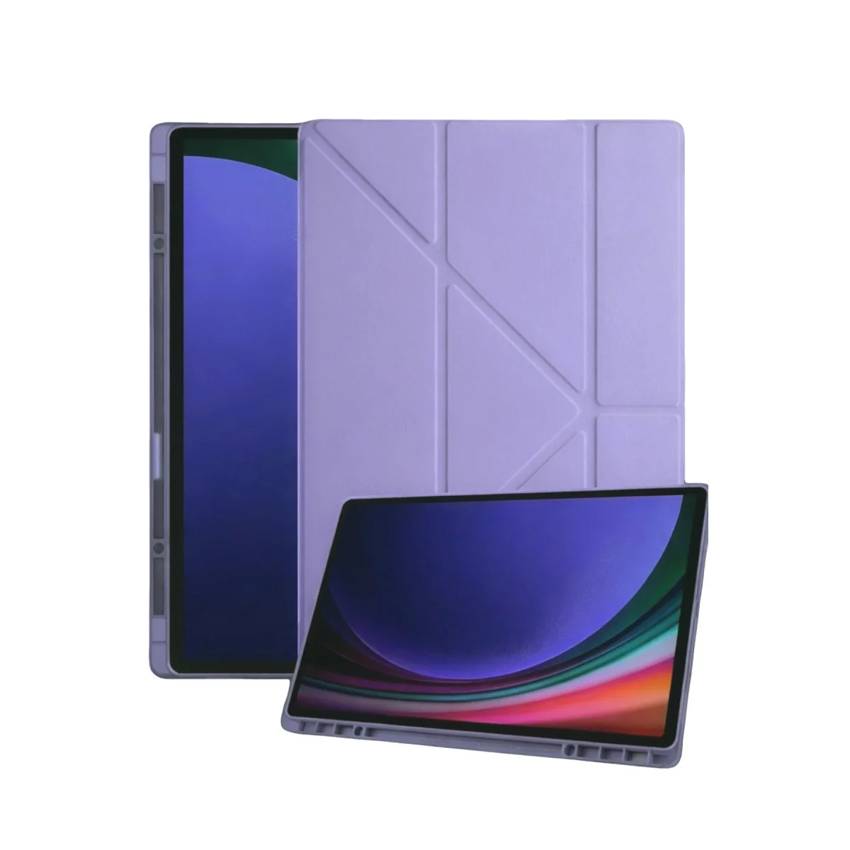 Samsung Galaxy Tab A11 Plus Kalemlikli Mars Tablet Kılıfı - Lila Samsung Galaxy Tab A11 Plus Kalemlikli Mars Tablet Kılıfı - Lila
