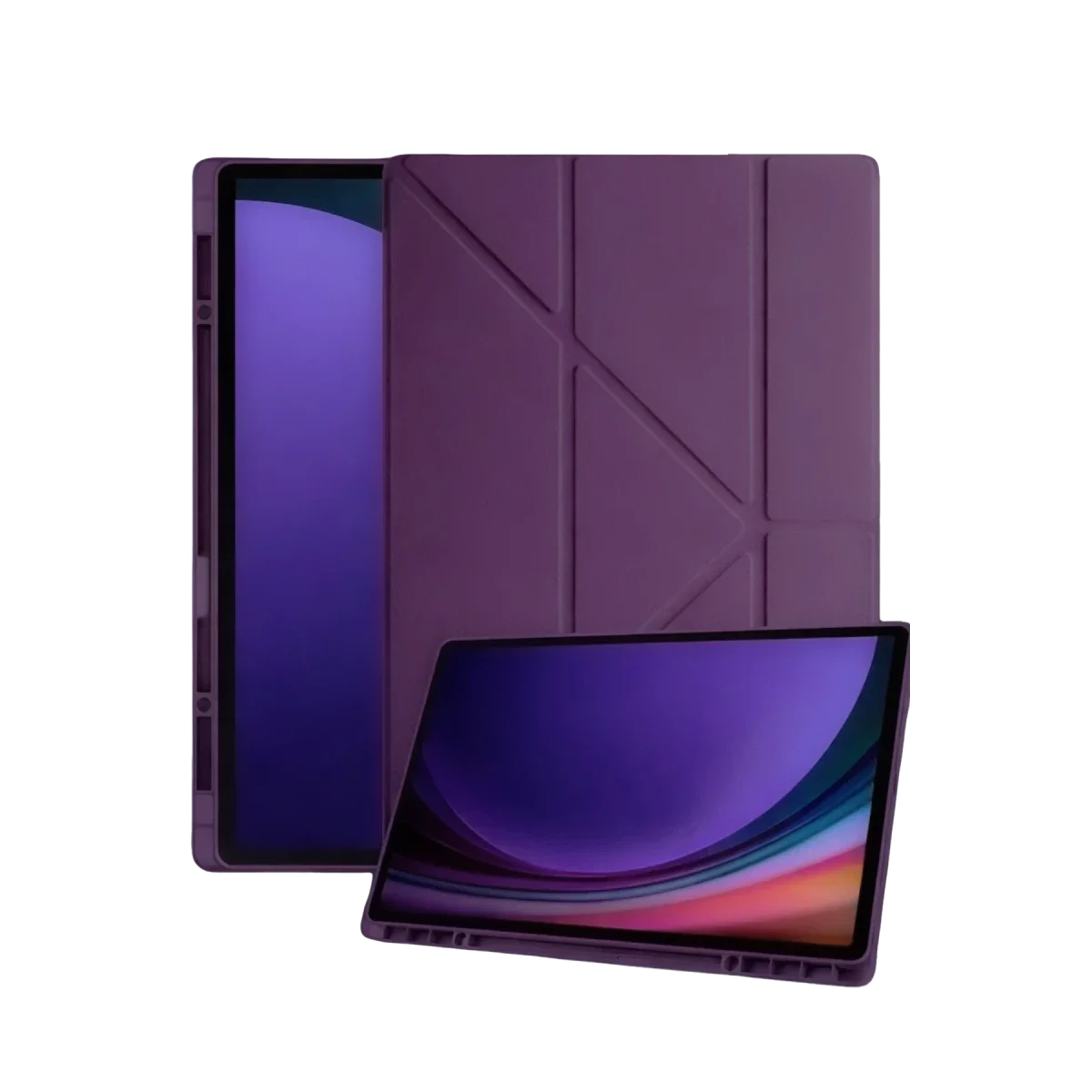 Samsung Galaxy Tab A11 Kalemlikli Mars Tablet Kılıfı - Mürdüm Samsung Galaxy Tab A11 Kalemlikli Mars Tablet Kılıfı - Mürdüm