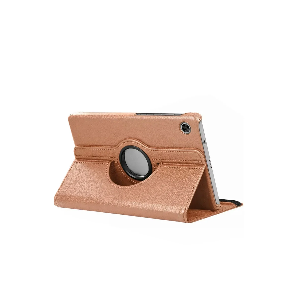 Samsung Galaxy Tab A11 360 Tablet Deri Kılıf - Rose Gold Samsung Galaxy Tab A11 360 Tablet Deri Kılıf - Rose Gold