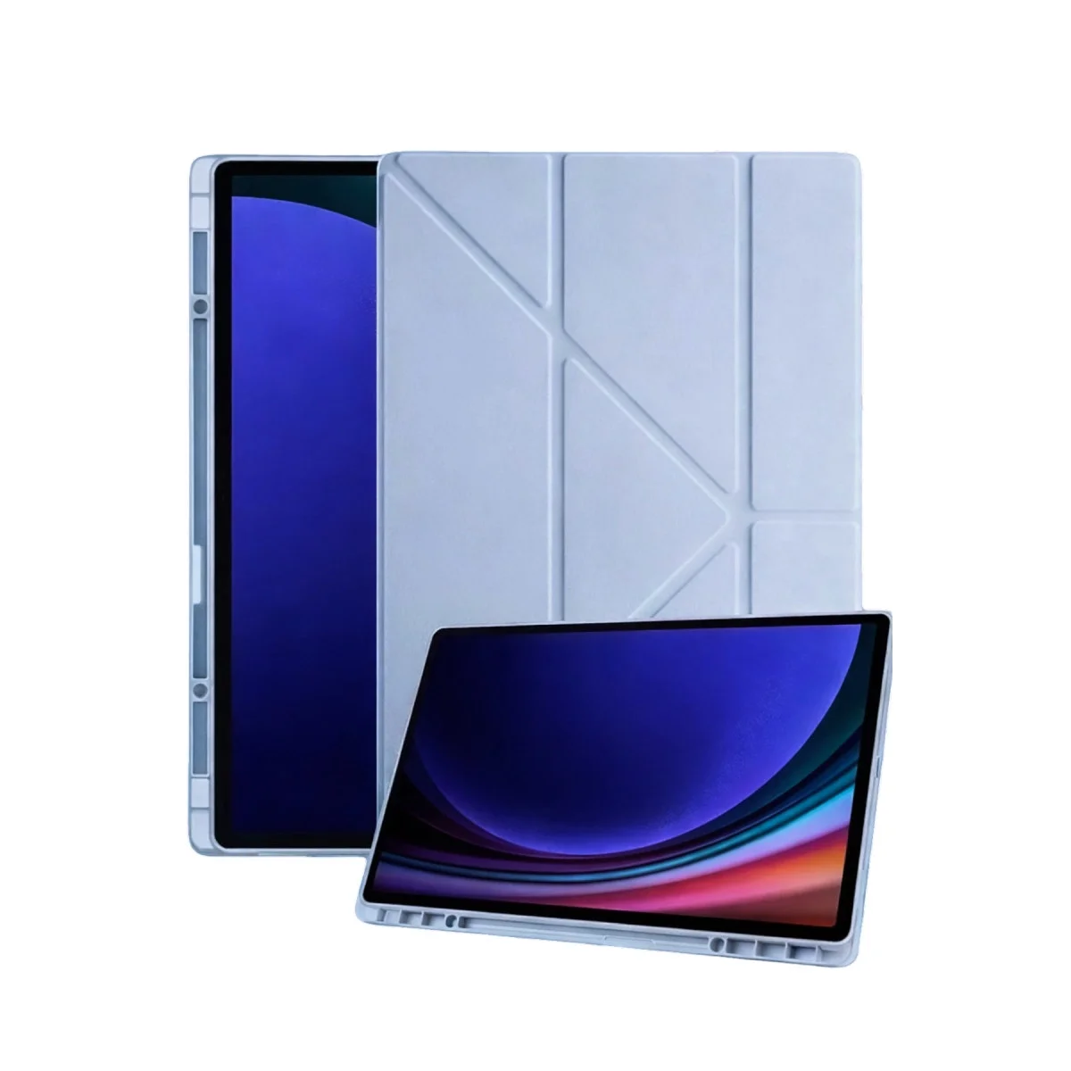 Samsung Galaxy Tab A11 Kalemlikli Mars Tablet Kılıfı - Mavi Samsung Galaxy Tab A11 Kalemlikli Mars Tablet Kılıfı - Mavi