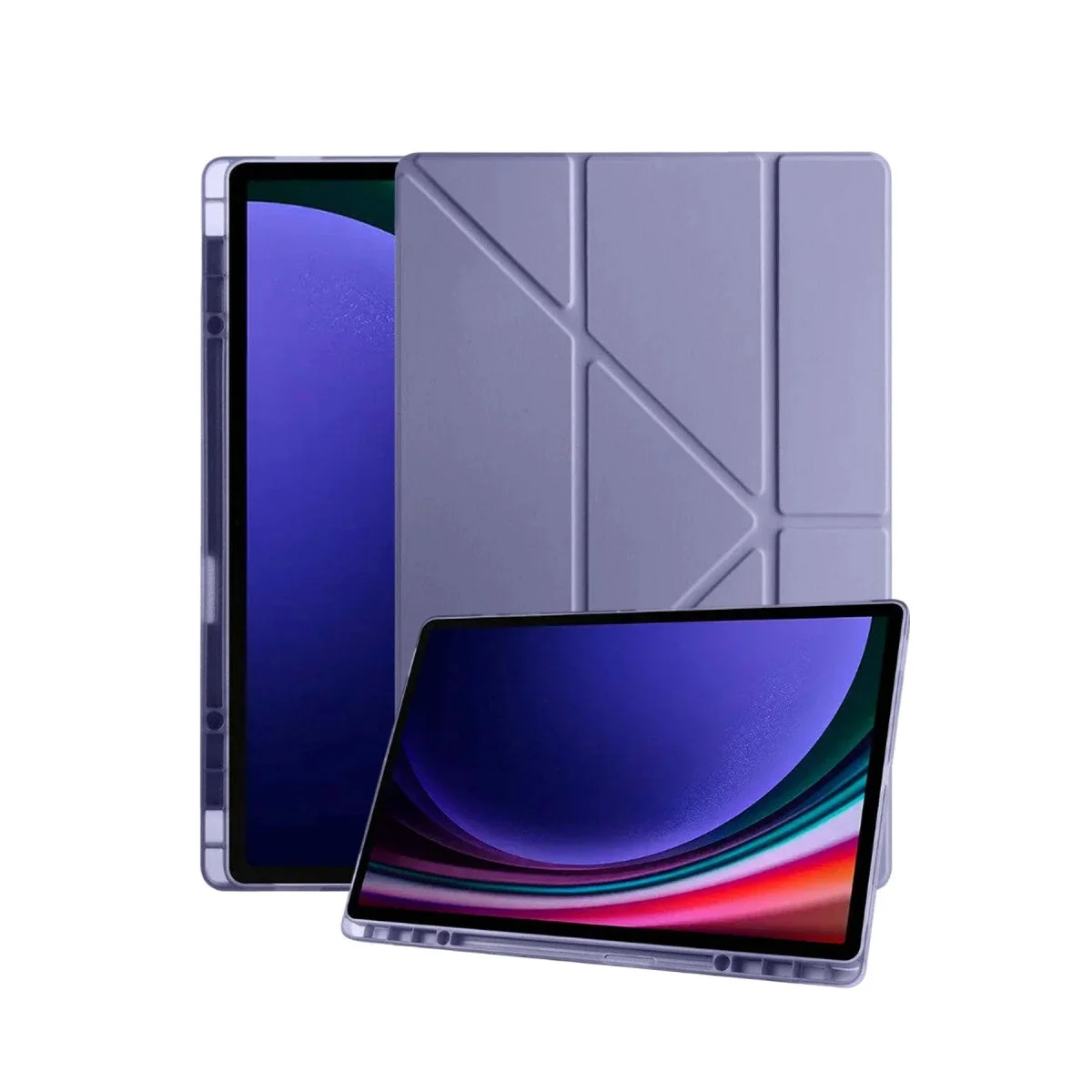 Samsung Galaxy Tab A11 Plus Kalemlikli Mars Tablet Kılıfı - Lavender Samsung Galaxy Tab A11 Plus Kalemlikli Mars Tablet Kılıfı - Lavender