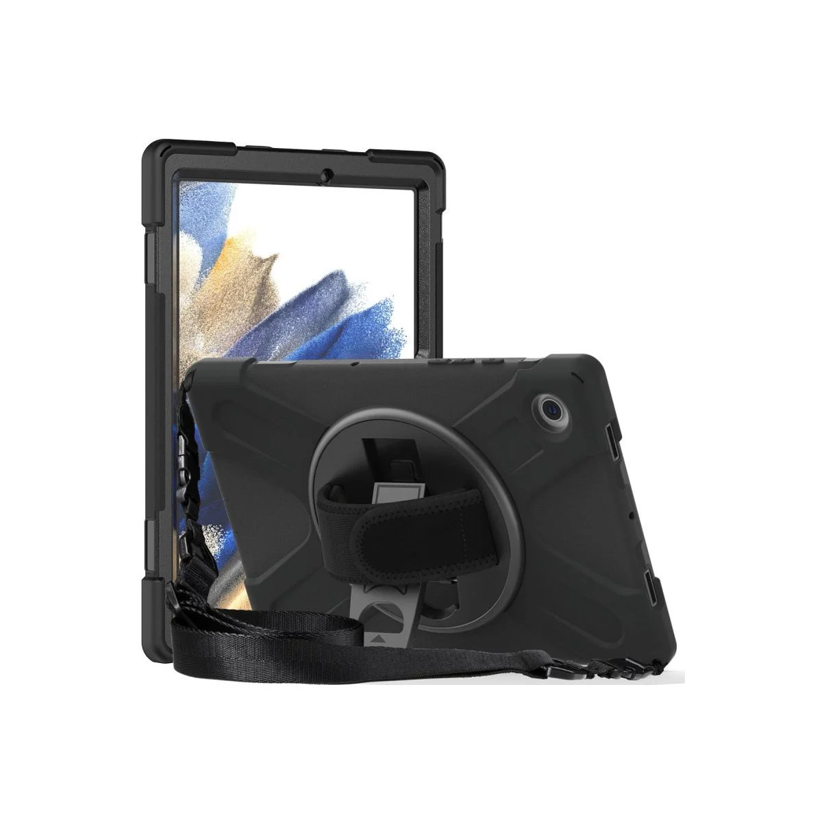 Samsung Galaxy Tab A8 10.5 ile Uyumlu 360° Dönen Tablet Kılıfı - Turuncu Fiyatı, Yorumları ve Özellikleri