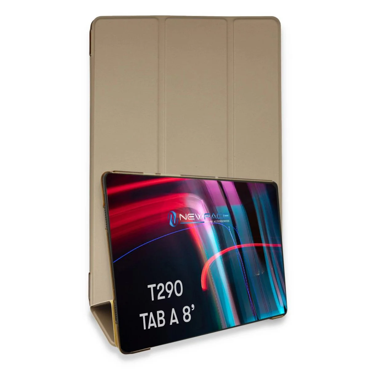 Samsung Galaxy Tab A 8 (T290) ile Uyumlu Smart Kılıf - Altın Renk, Stand Özellikli Tablet Kılıfı Fiyatı, Yorumları ve Özellikleri