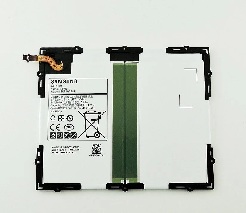 Samsung Galaxy Tab A SM-T580 T585 Tablet Batarya Pil EB-BT585ABE