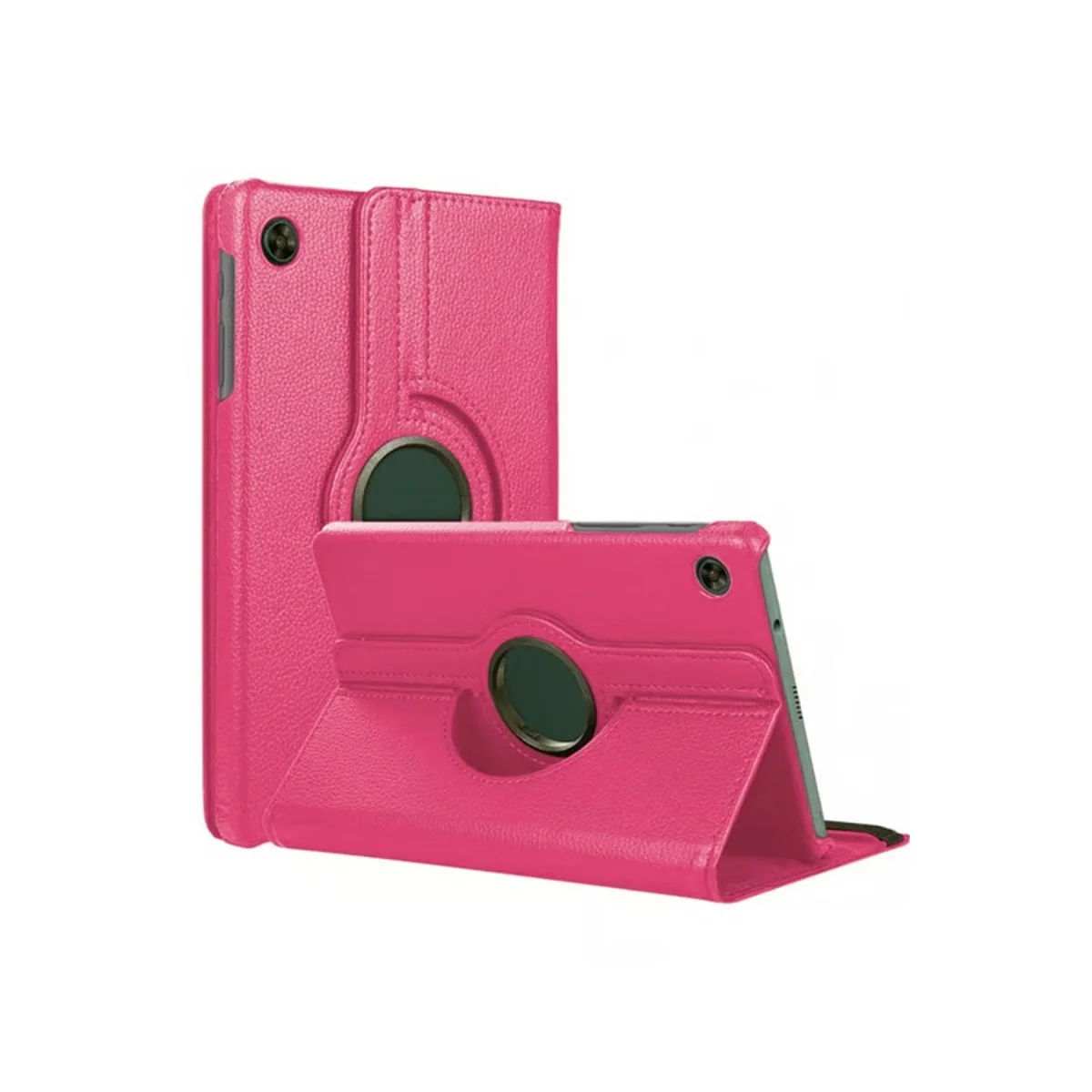 Samsung Galaxy Tab A11 360 Tablet Deri Kılıf - Pembe Samsung Galaxy Tab A11 360 Tablet Deri Kılıf - Pembe