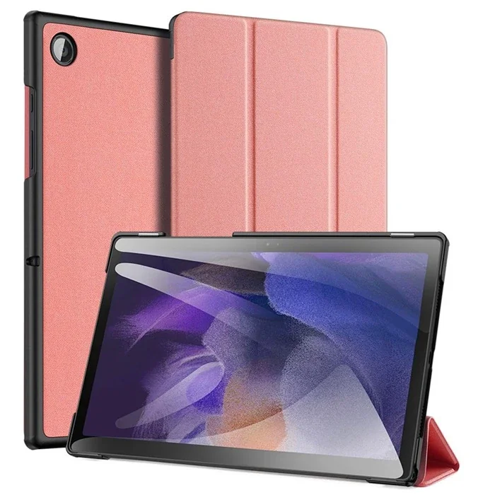 Samsung Galaxy Tab A8 2021 10.5 Kılıfı Kalem Bölmeli Standlı Domo - Manyetik Uyku Modu & Darbe Koruma