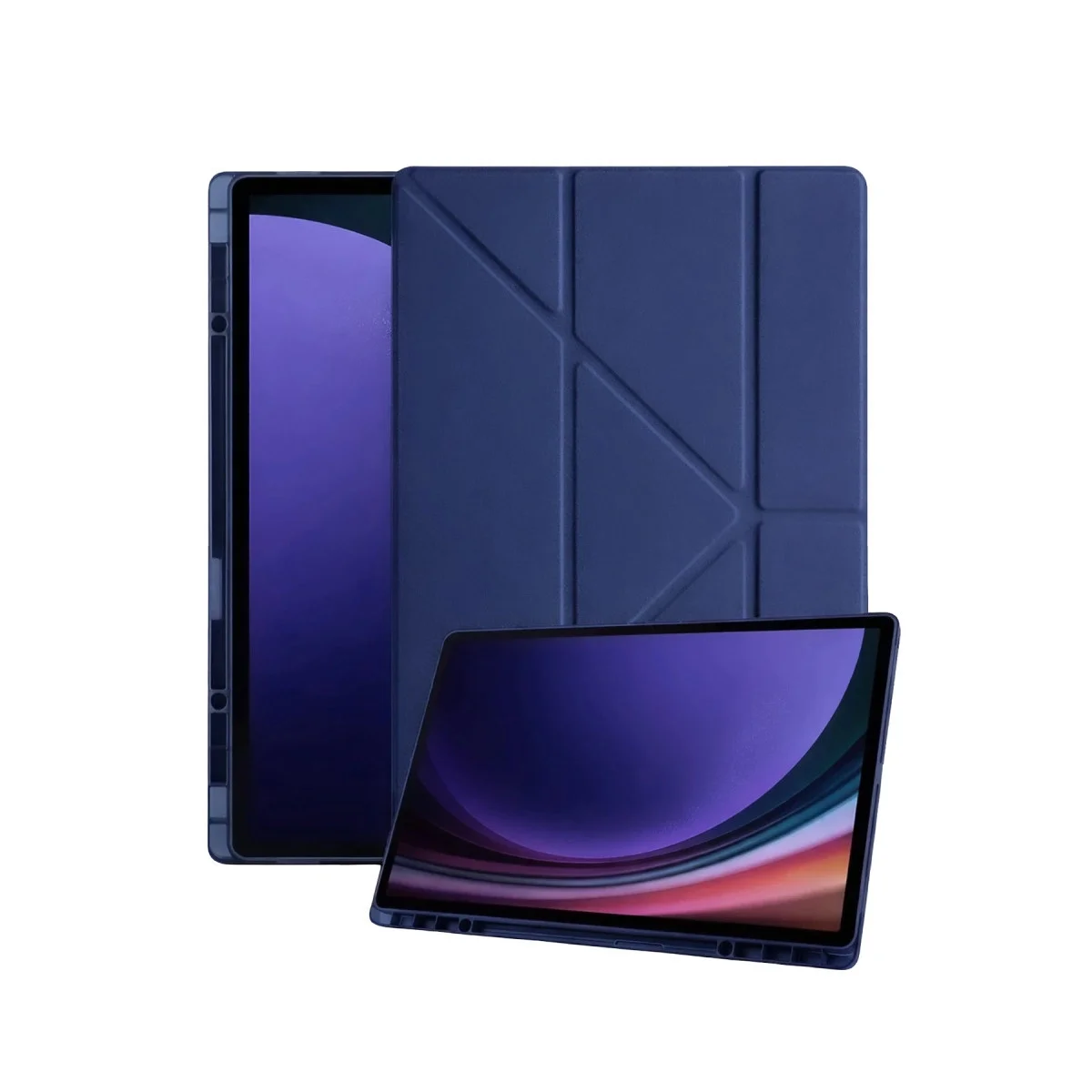 Samsung Galaxy Tab A11 Plus Kalemlikli Mars Tablet Kılıfı - Lacivert Samsung Galaxy Tab A11 Plus Kalemlikli Mars Tablet Kılıfı - Lacivert