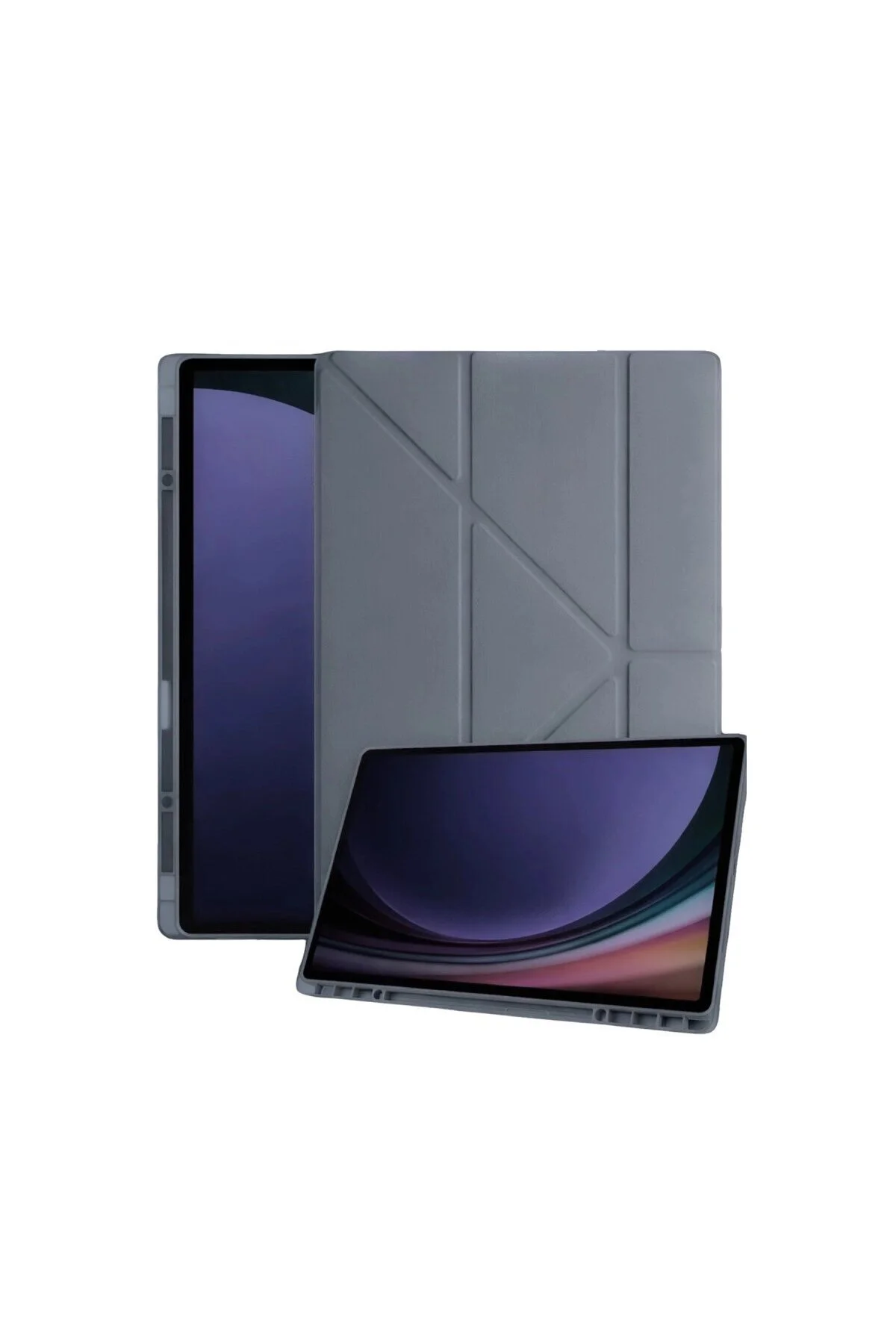 Samsung Galaxy Tab A11 Plus Kalemlikli Mars Tablet Kılıfı - Koyu 