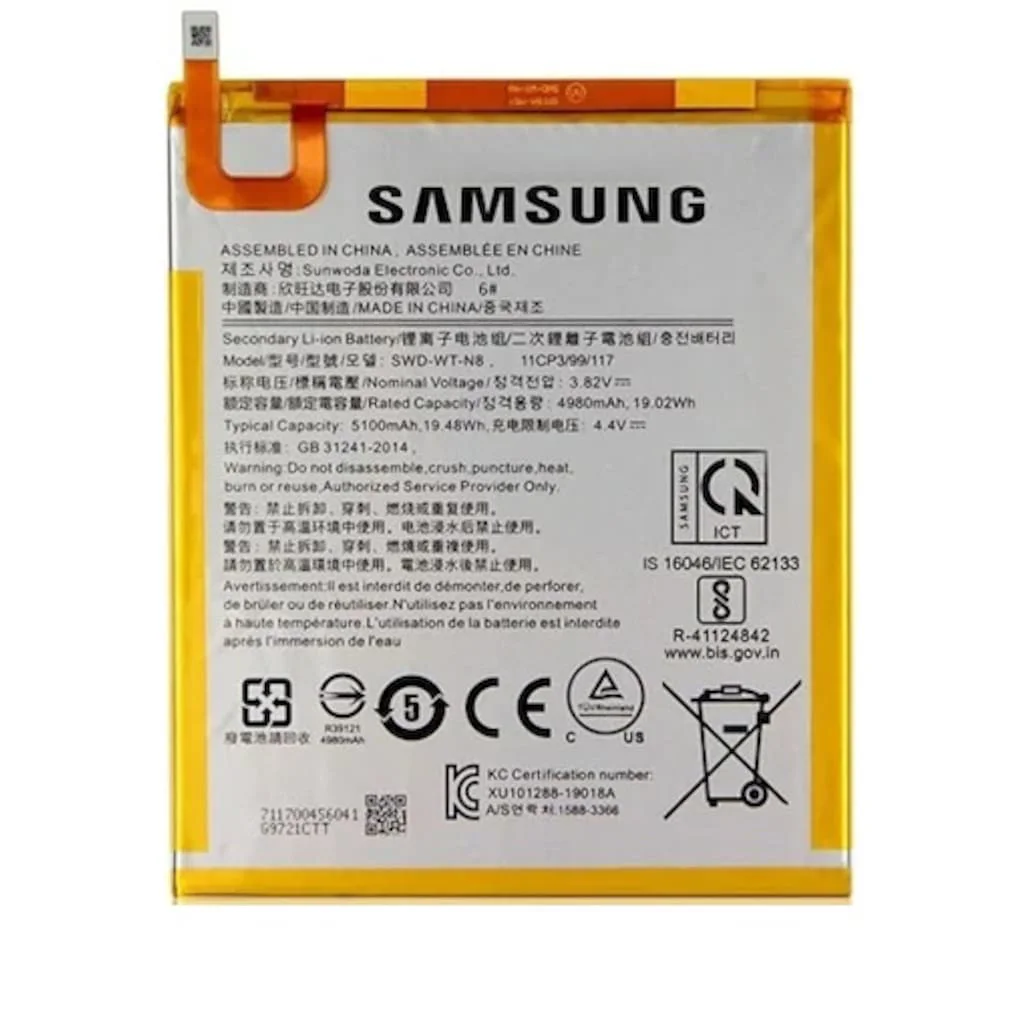 Samsung Galaxy Tab A8 T290-T295-T297 Pil Batarya Swd-Wt-N8