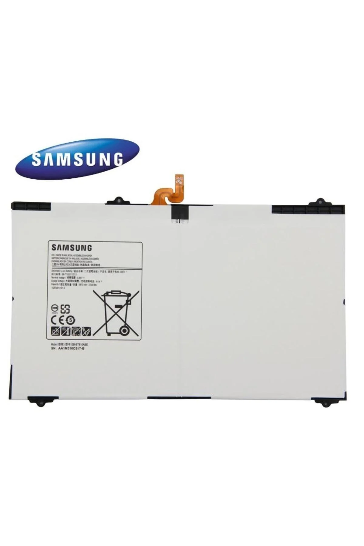 Samsung Galaxy Tab S2 T810 T815 Tablet Batarya Pil Eb-bt810abe