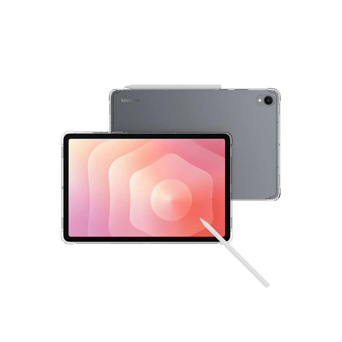 Samsung Galaxy Tab S11 Kılıf Anti Shock Tablet Silikon - Şeffaf Samsung Galaxy Tab S11 Kılıf Anti Shock Tablet Silikon - Şeffaf