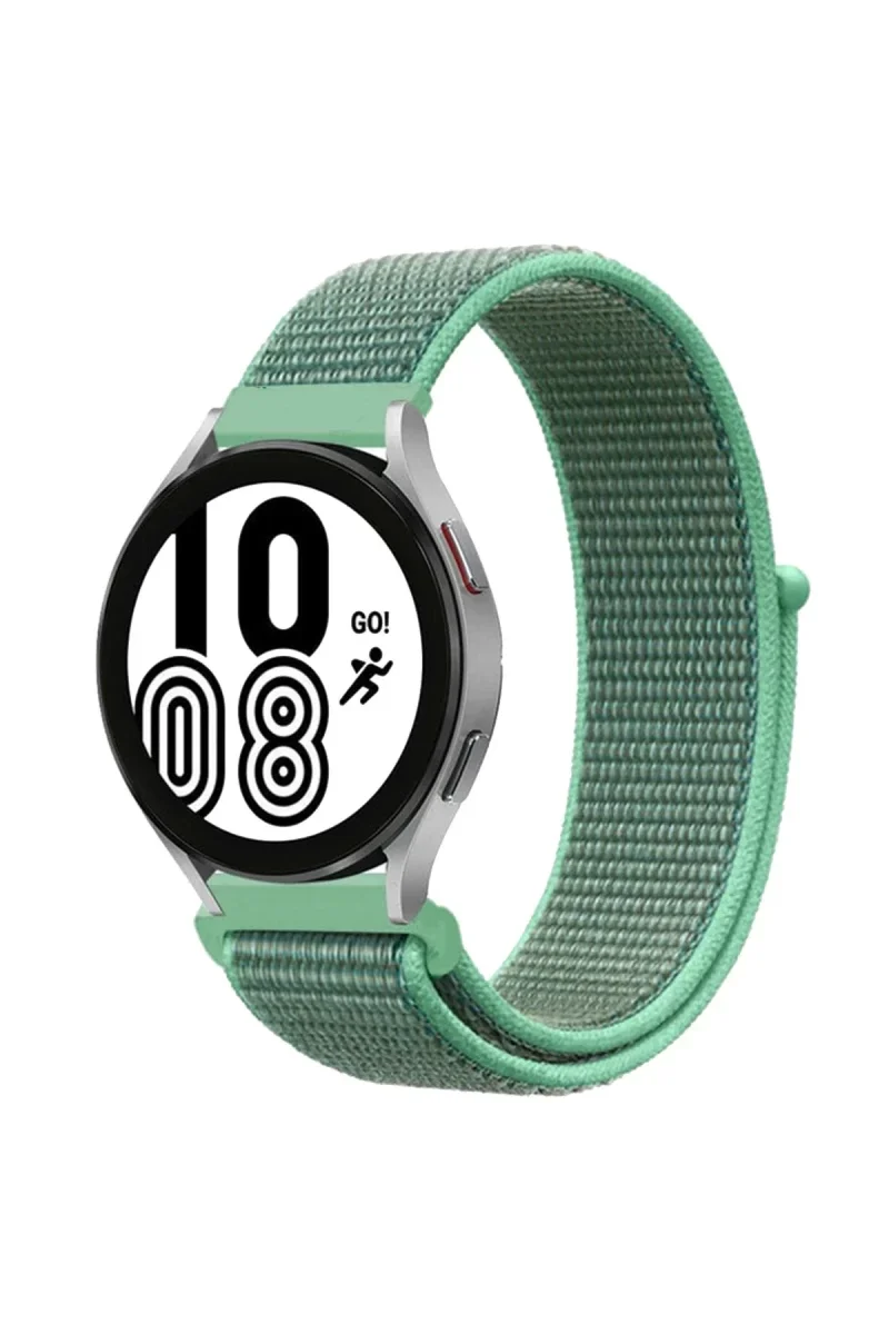 Samsung Galaxy Watch 4 Hasırlı Cırtcırtlı Kordon - Turkuaz Fiyatı, Yorumları ve Özellikleri