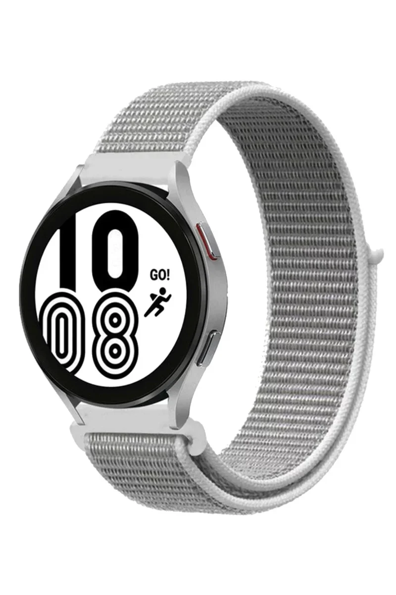 Samsung Galaxy Watch 4 Hasırlı Cırtcırtlı Kordon - Beyaz Fiyatı, Yorumları ve Özellikleri