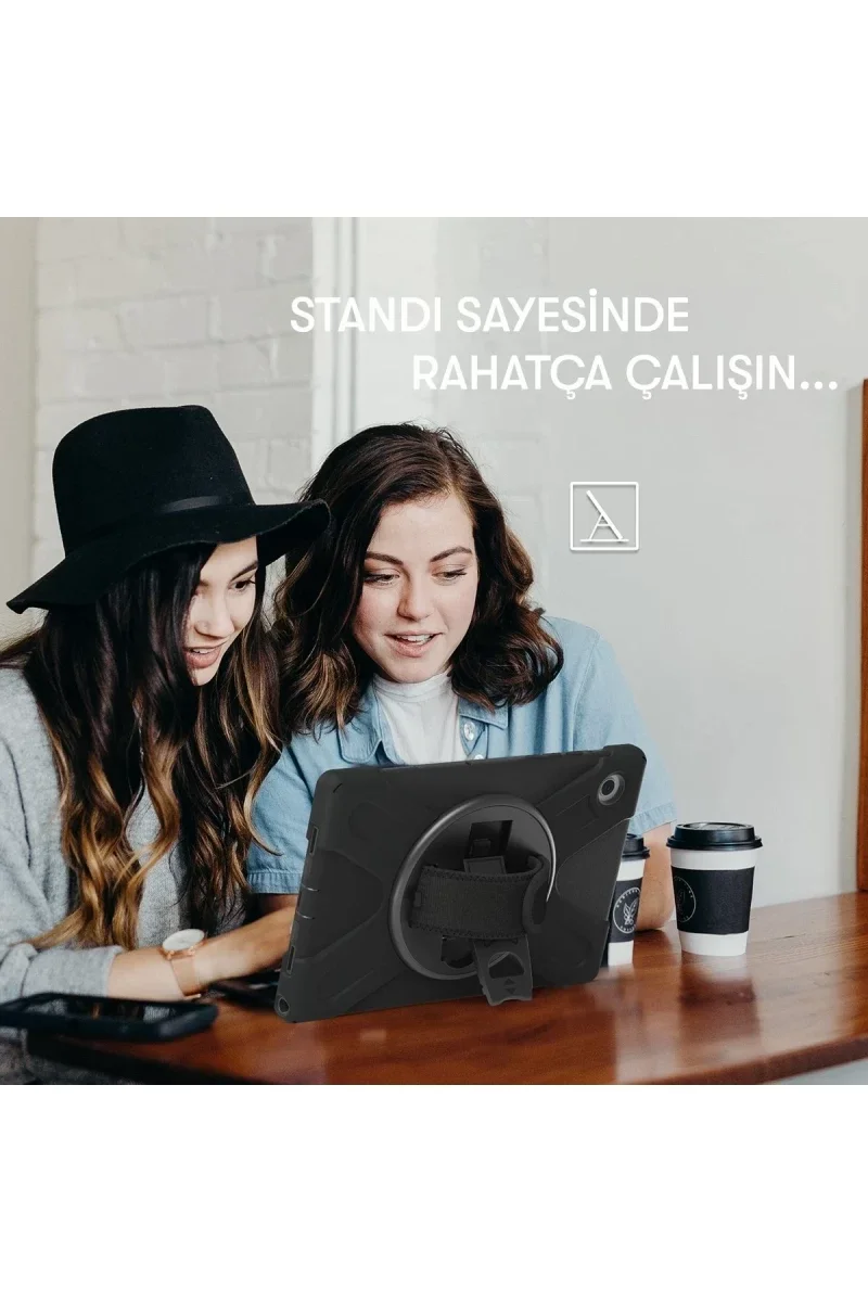 Samsung Galaxy X200 Tab A8 10.5 Kılıf Amazing Tablet Kapak - Mavi