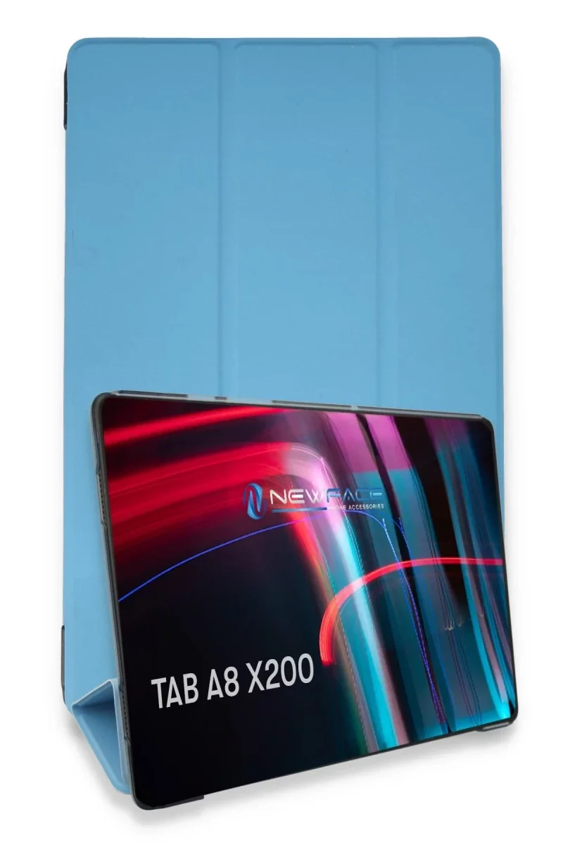 Samsung Galaxy X200 Tab A8 10.5 Kılıf Tablet Smart Kılıf - Mavi Samsung Galaxy X200 Tab A8 10.5 Kılıf Tablet Smart Kılıf - Mavi