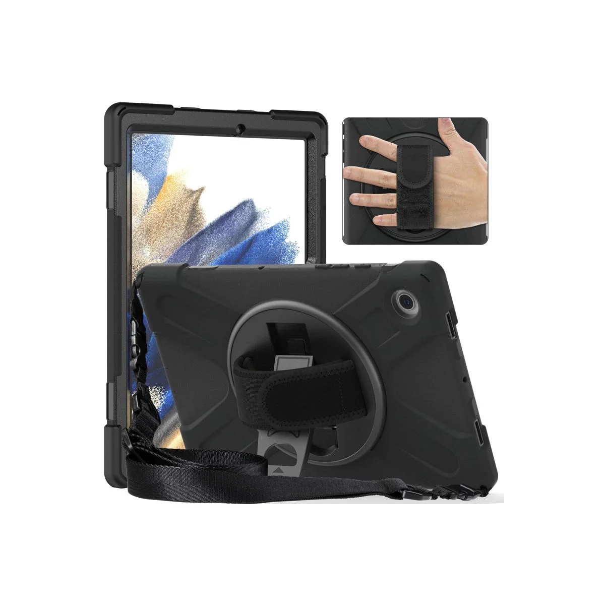 Samsung Galaxy X200 Tab A8 10.5 ile Uyumlu 360° Dönen Pembe Tablet Kılıfı & Stand Fiyatı, Yorumları ve Özellikleri