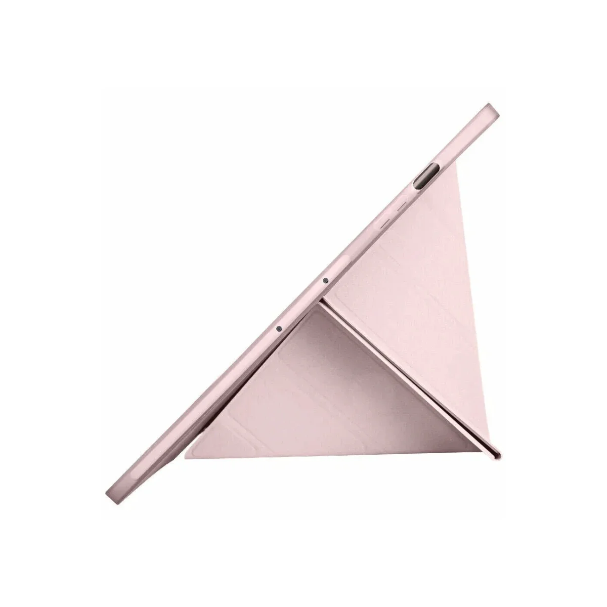 Samsung Galaxy X610 Tab S9 FE Plus 12.4 Kılıf Kalemlikli Mars Tablet Kılıfı - Rose Gold