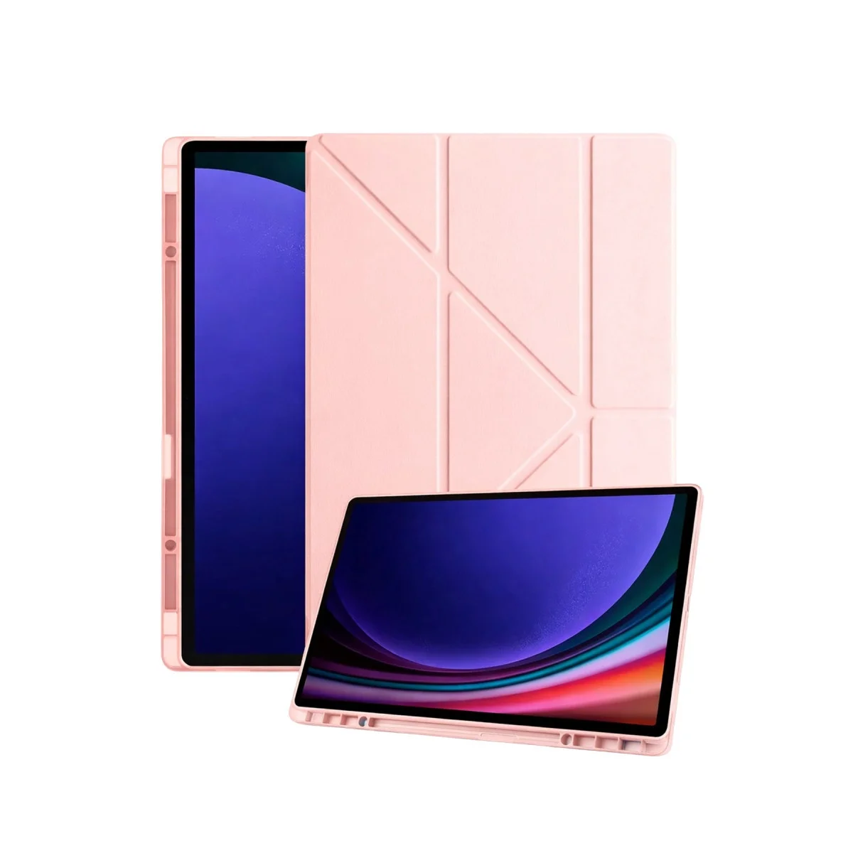 Samsung Galaxy X930 Tab S11 Ultra 14.6 Kalemlikli Mars Tablet Kılıfı - Rose Gold Samsung Galaxy X930 Tab S11 Ultra 14.6 Kalemlikli Mars Tablet Kılıfı - Rose Gold