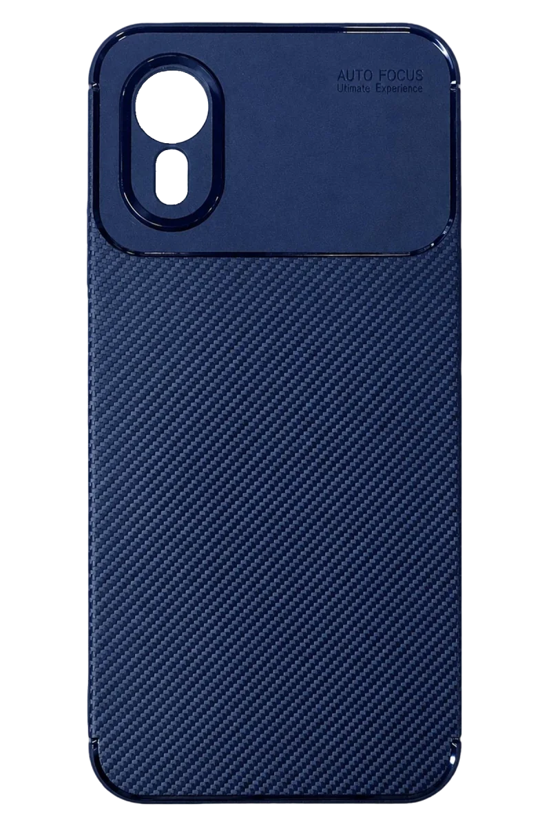 Samsung Galaxy XCover 7 Kılıf Auto Focus Karbon Kapak - Lacivert Samsung Galaxy XCover 7 Kılıf Auto Focus Karbon Kapak - Lacivert