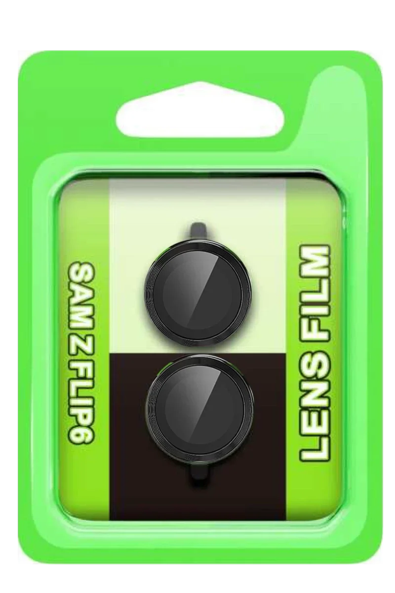 Samsung Galaxy Z Flip 6 Raze Metal Kamera Lens - Siyah