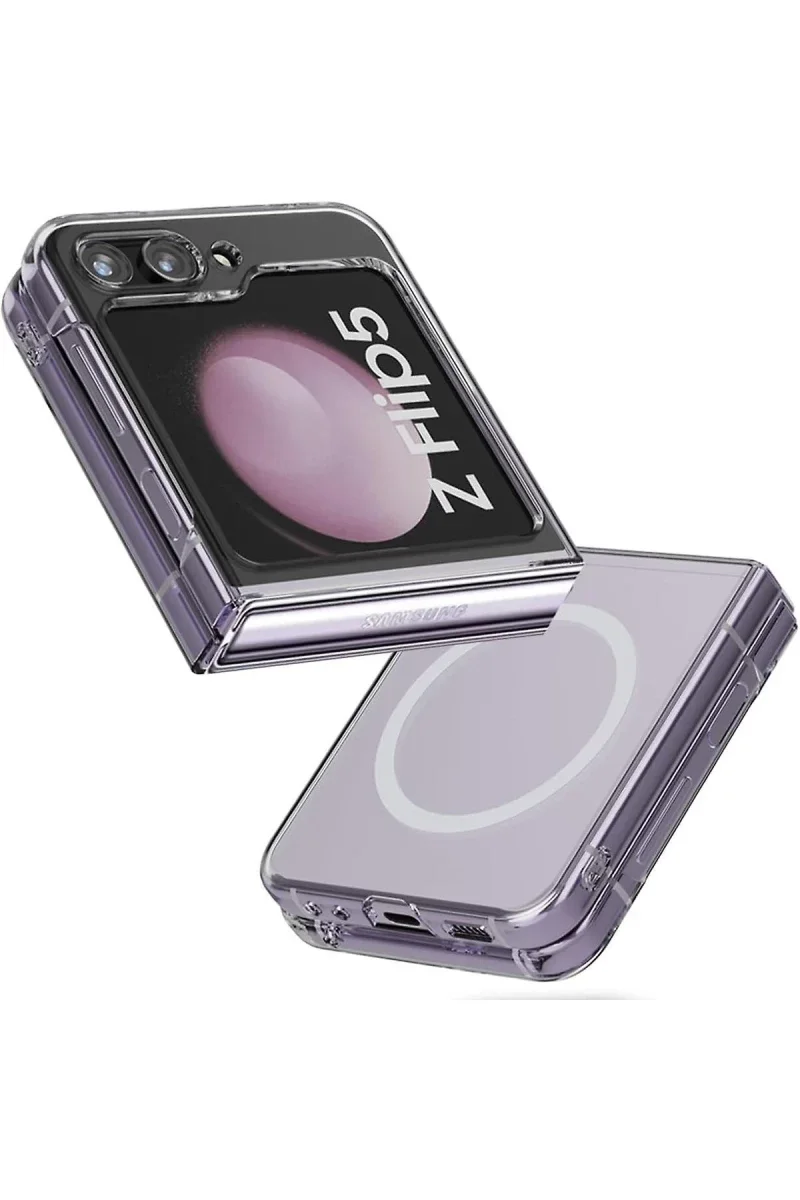 Samsung Galaxy Z Flip 5 Kılıf Magneticsafe Şeffaf Silikon - Şeffaf Fiyatı, Yorumları ve Özellikleri