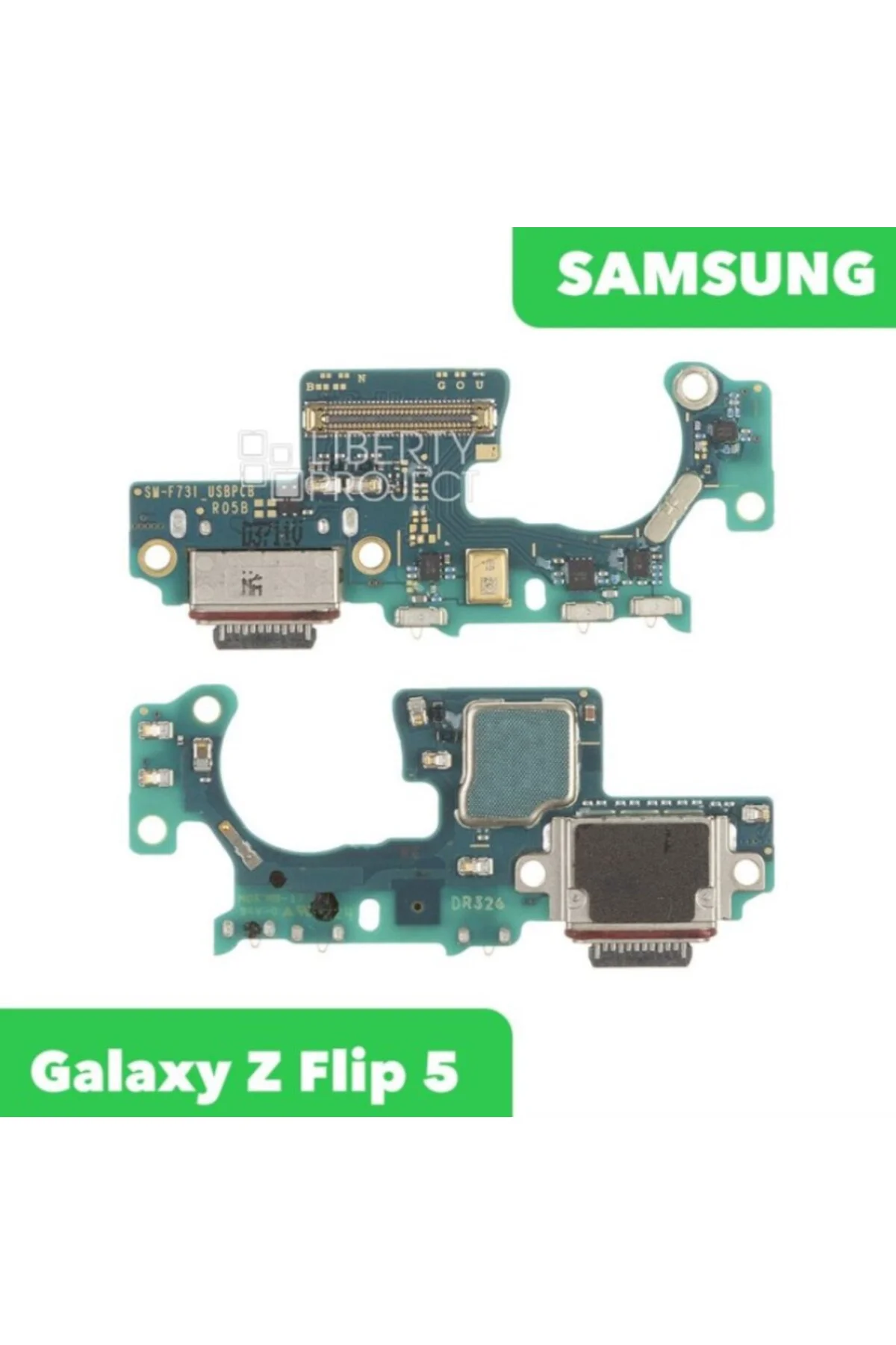 Samsung Galaxy Z Flip5 SM F731U ABD Şarj bordu Şarj Soketi