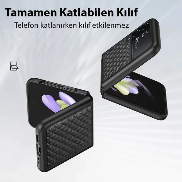 Samsung Galaxy Z Flip3 5G Deri Kılıf - Darbeye Dayanıklı Premium Koruma