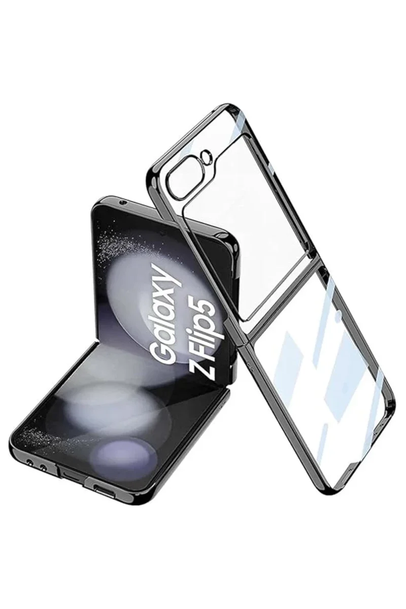 Samsung Galaxy Z Flip 5 Kılıf Fold Element Kapak - Siyah Samsung Galaxy Z Flip 5 Kılıf Fold Element Kapak - Siyah