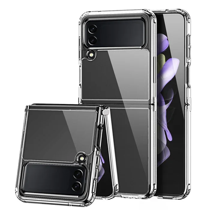 Samsung Galaxy Z Flip 3 5G Darbeye Dayanıklı Şeffaf Kılıf - Şıklık ve Koruma Bir Arada