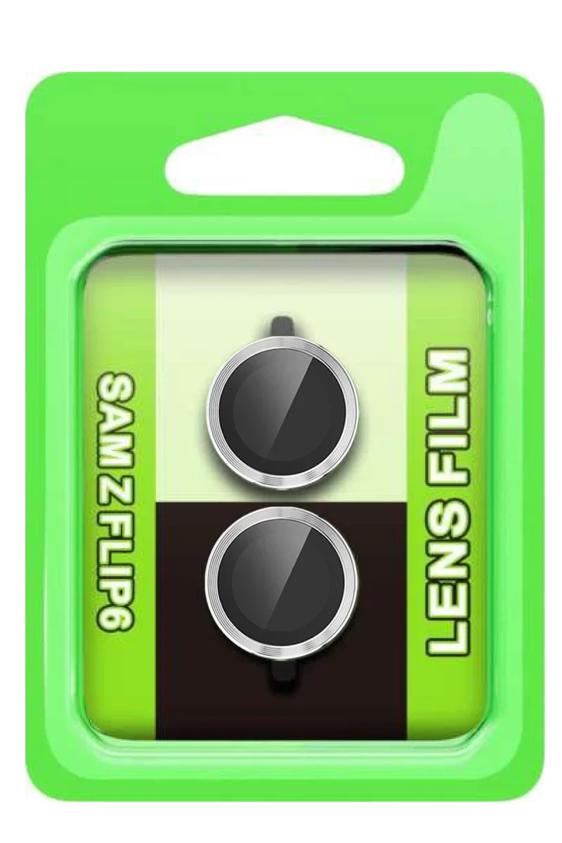 Samsung Galaxy Z Flip 6 Raze Metal Kamera Lens - Gümüş Samsung Galaxy Z Flip 6 Raze Metal Kamera Lens - Gümüş