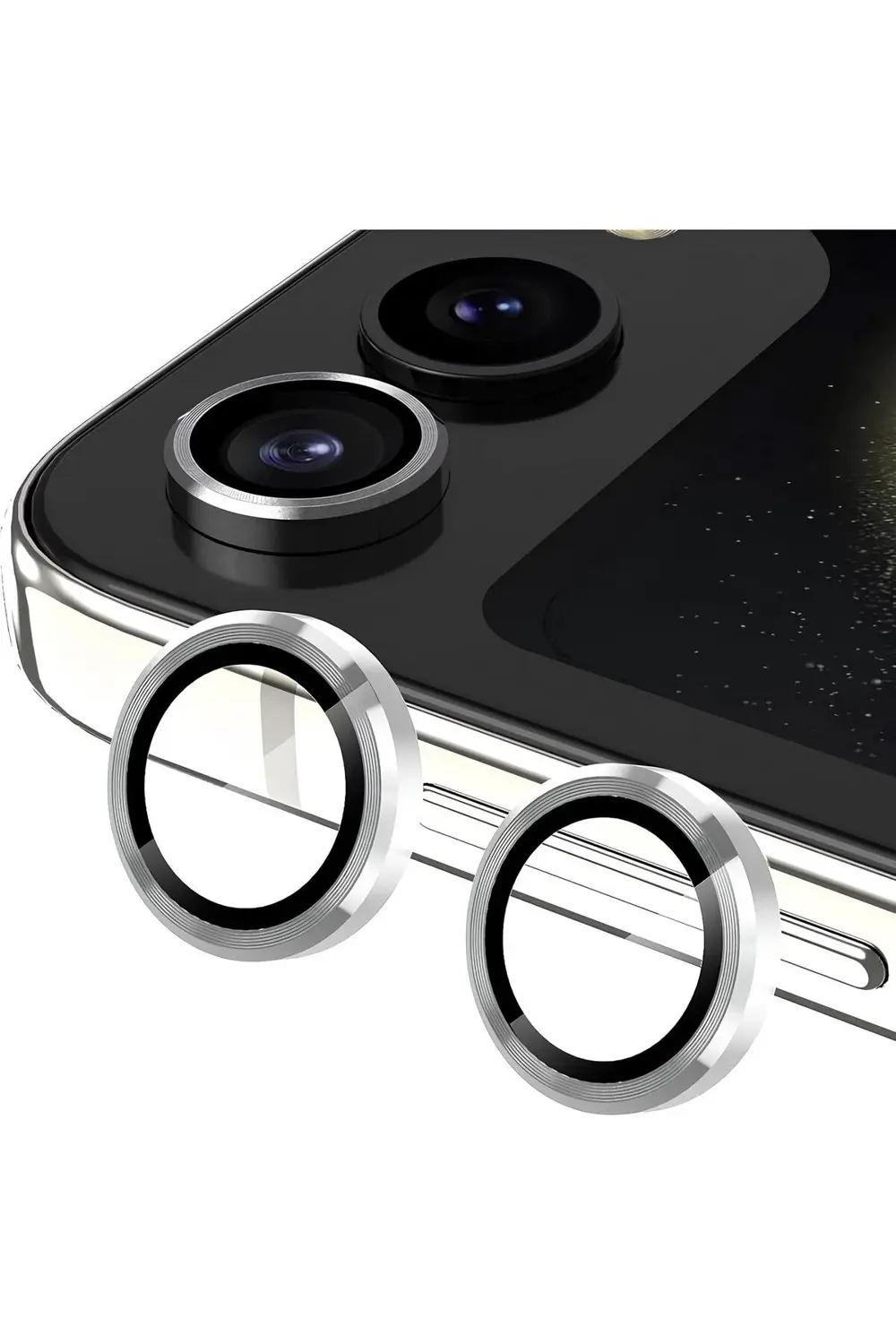 Samsung Galaxy Z Flip 6 Metal Çerçeveli Kamera Koruma Lensi