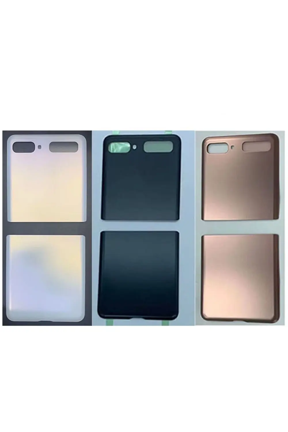 Samsung Galaxy Z Flip Sm-f700 Batarya Pil Kapağı Mor