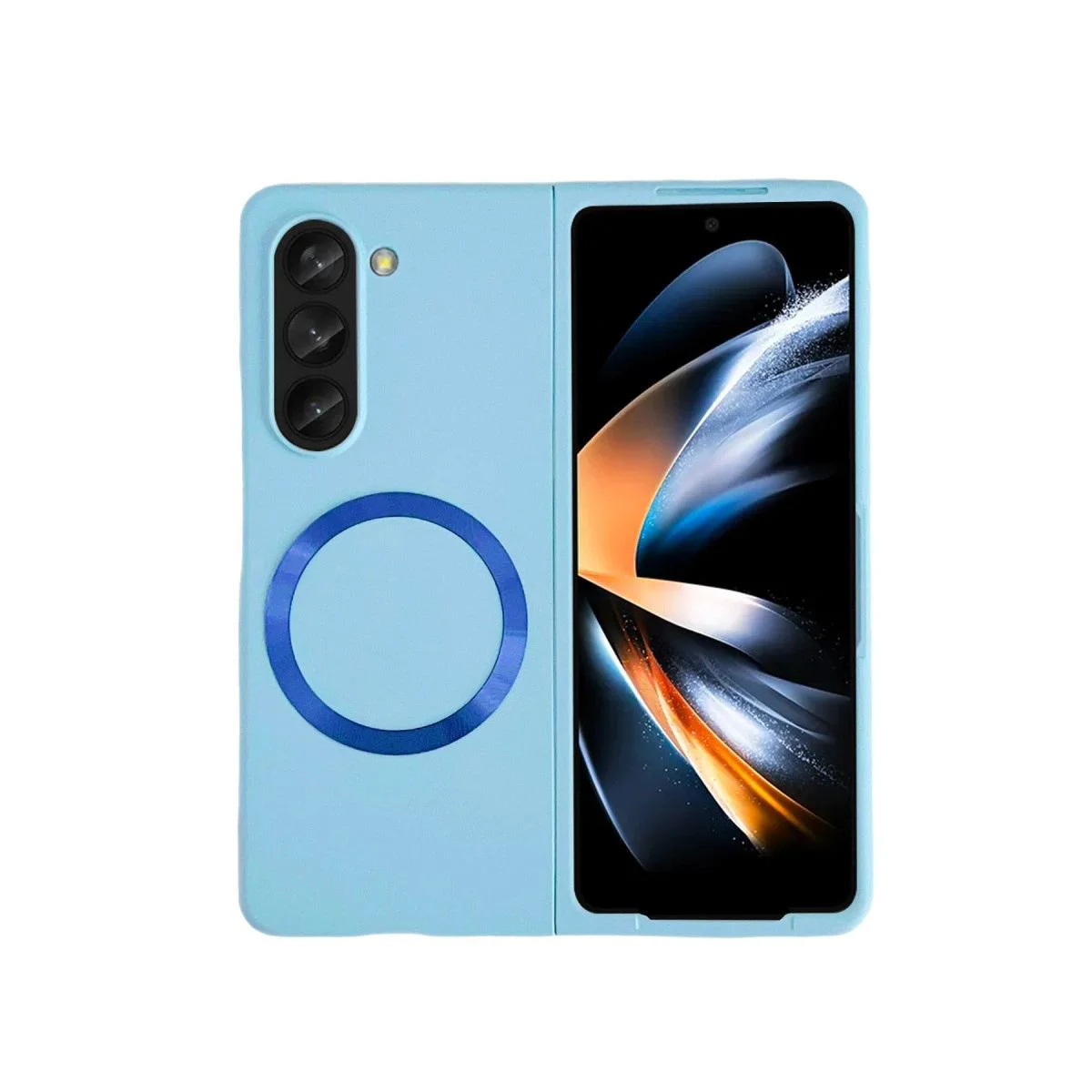 Samsung Galaxy Z Fold 5 ile Uyumlu Kılıf Mata Fold Kapak - Sierra Blue Fiyatı, Yorumları ve Özellikleri