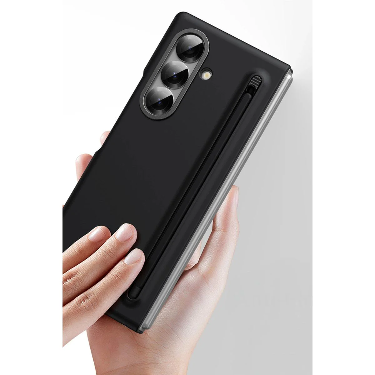 Samsung Galaxy Z Fold 6 ile Uyumlu Hole Fold Kapak - Siyah Kalem Yuvalı 180° Katlanabilir Şık Kılıf Fiyatı, Yorumları ve Özellikleri