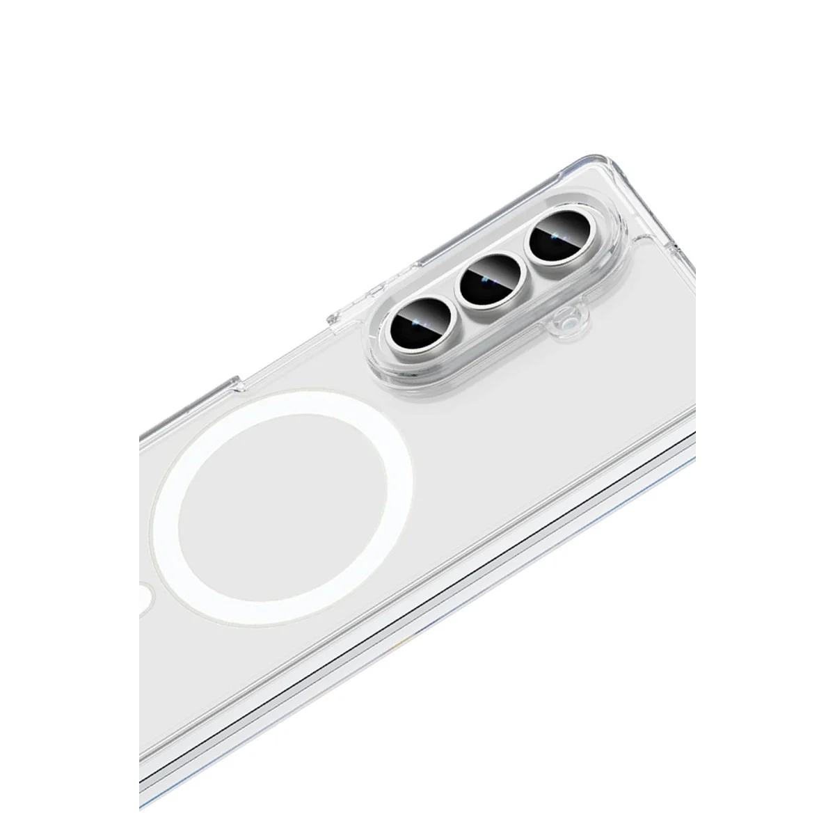 Samsung Galaxy Z Fold 7 Kılıf Magneticsafe Şeffaf Silikon - Şeffaf Fiyatı, Yorumları ve Özellikleri