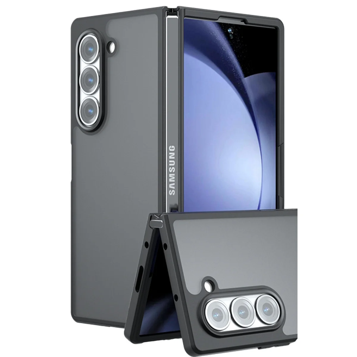 Samsung Galaxy Z Fold 5 Kılıf Blur Fold Kapak - Mat Siyah Fiyatı, Yorumları ve Özellikleri