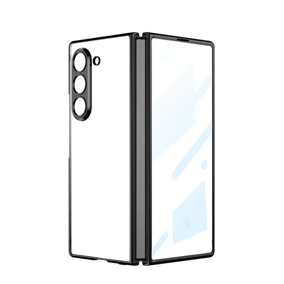 Samsung Galaxy Z Fold 5 Kılıf Fold Element Kapak - Siyah