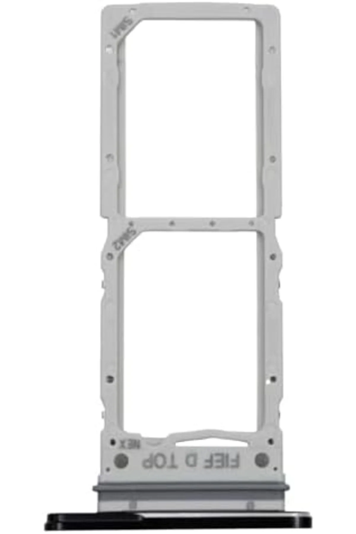 Samsung Galaxy Z Fold6 ile uyumlu - SIM tepsisi - SIM kart yuvası - SIM kart tutucu yedeği Siyah