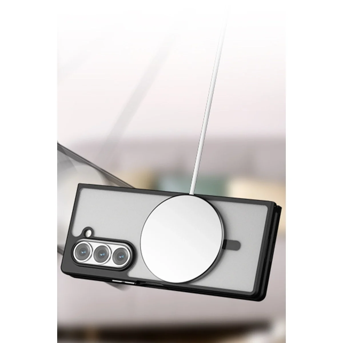 Samsung Galaxy Z Fold 5 Kılıf Blur Fold Magsafe Kapak - Siyah Fiyatı, Yorumları ve Özellikleri