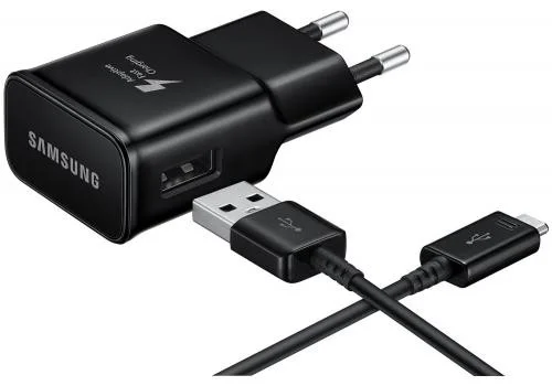 SAMSUNG HIZLI ŞARJ ALETİ VE MİCRO USB ŞARJ KABLOSU