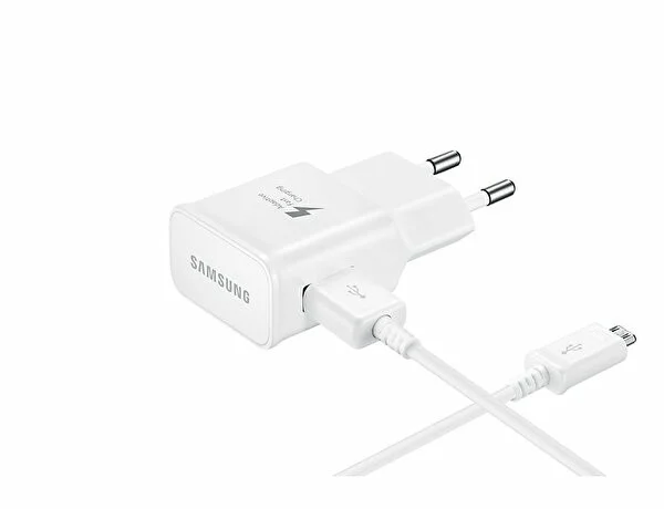 SAMSUNG HIZLI ŞARJ ALETİ VE MİCRO USB ŞARJ KABLOSU