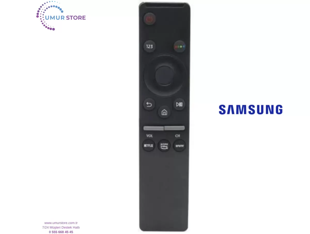 Samsung İle Uyumlu Model 55AU7200 Smart 4k Led Tv Kumandası