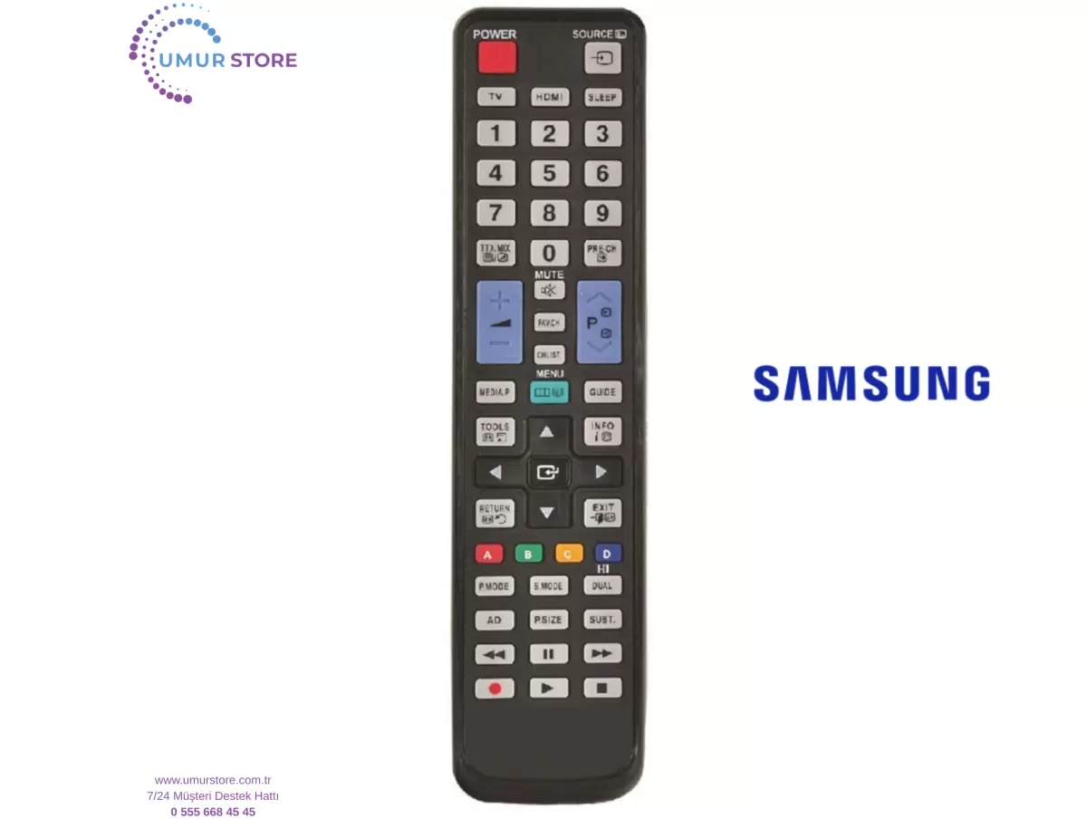 Samsung İle Uyumlu Rm-l919 Lcd Plazma Led Tv Kumandası
