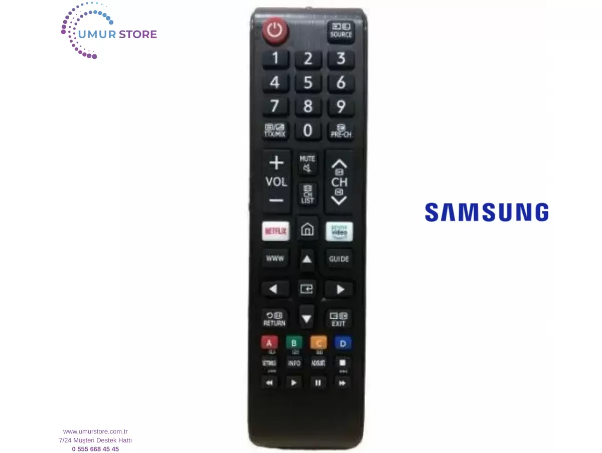 Samsung İle Uyumlu Ue-40hu6900 Smart Led Tv Kumandası