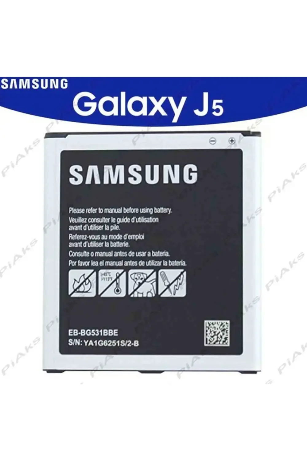 Samsung J5 J500 Pil Batarya 2600 Mah
