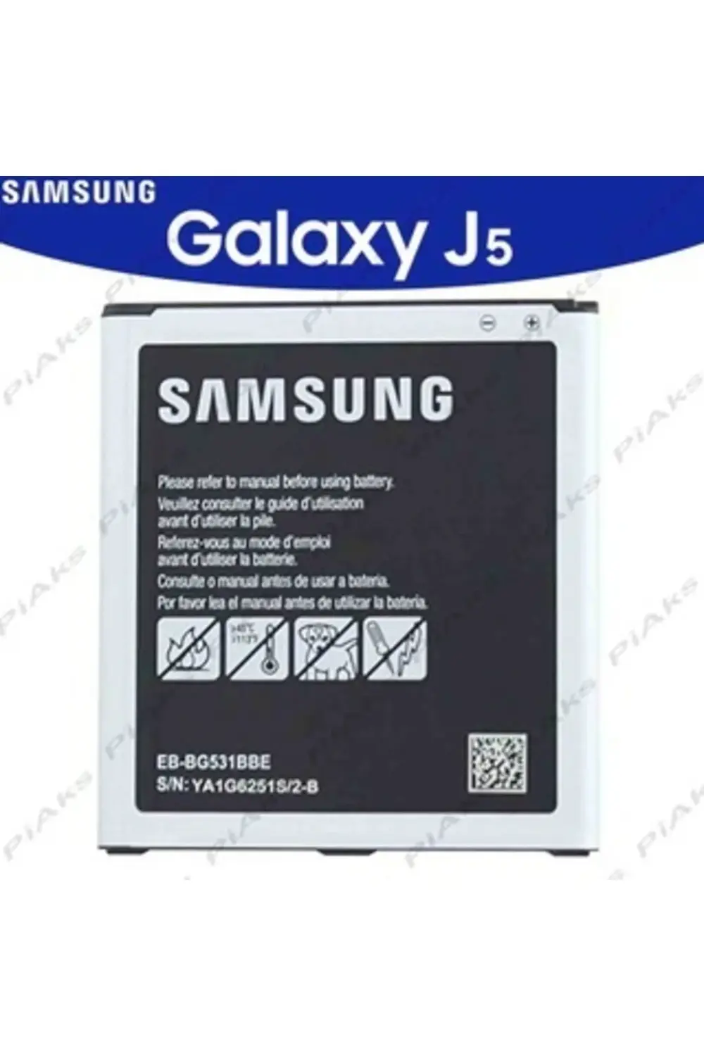 Samsung J5 J500 Pil Batarya 2600 Mah Samsung J5 J500 Pil Batarya 2600 Mah
