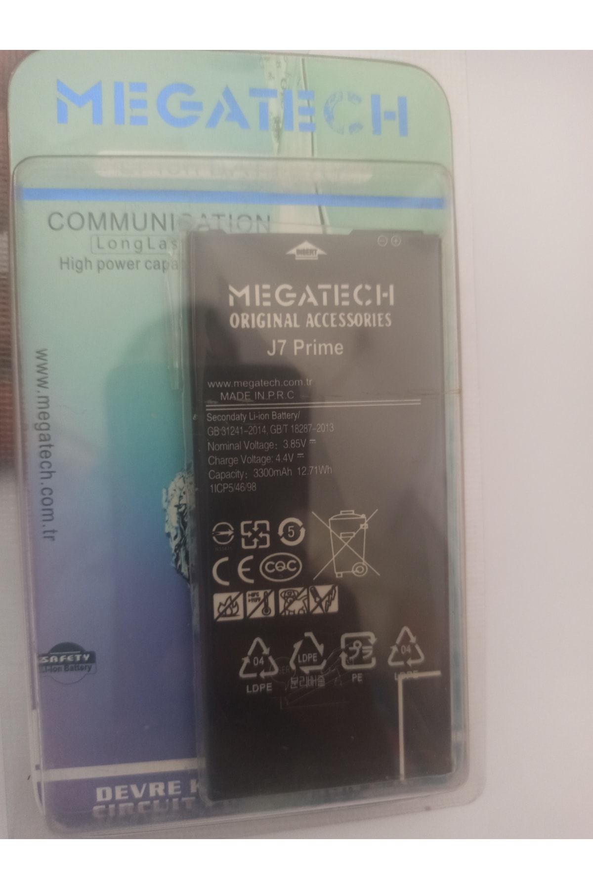 Blackdemss Samsung J7 Prime Sıfır Batarya 3300 Mah