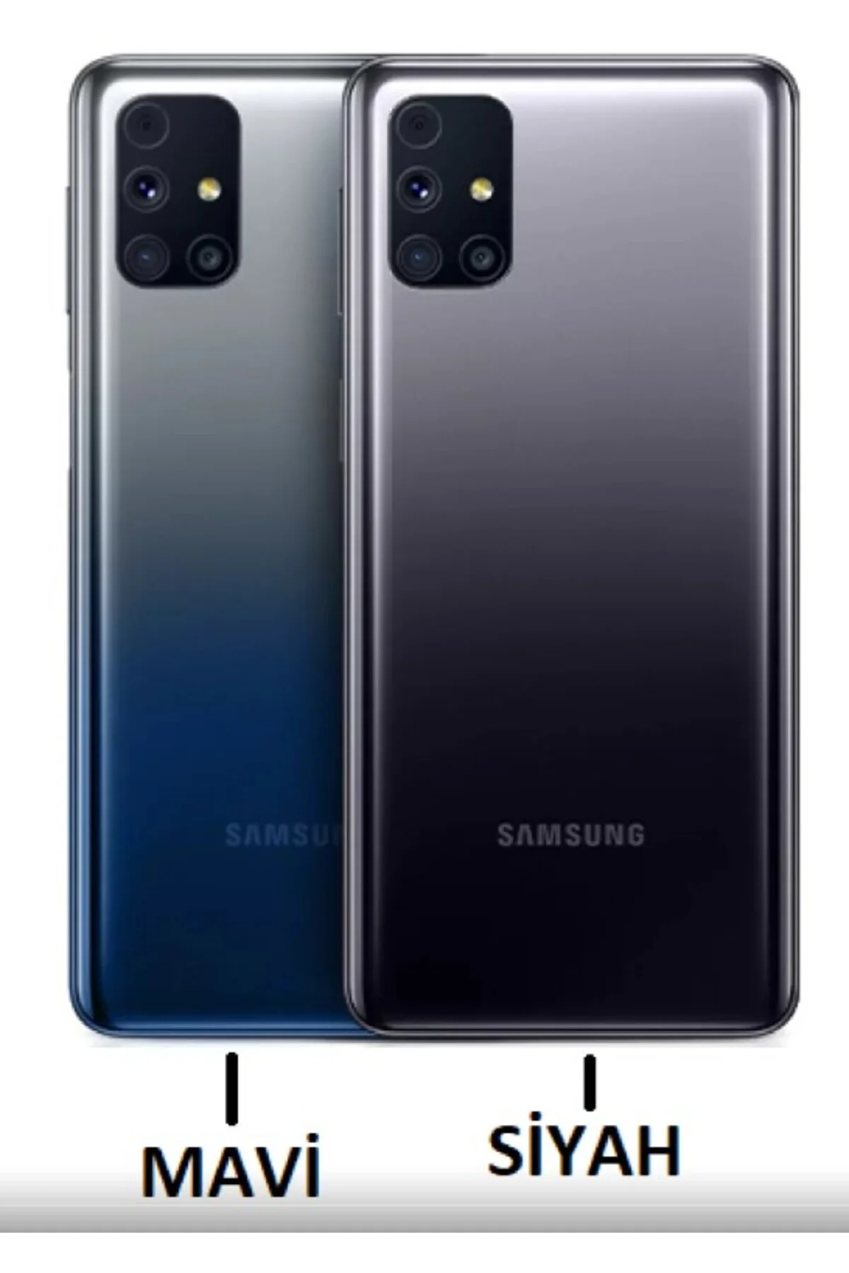 Samsung M317F Galaxy M31s Arka Kapak Pil Kapağı Siyah