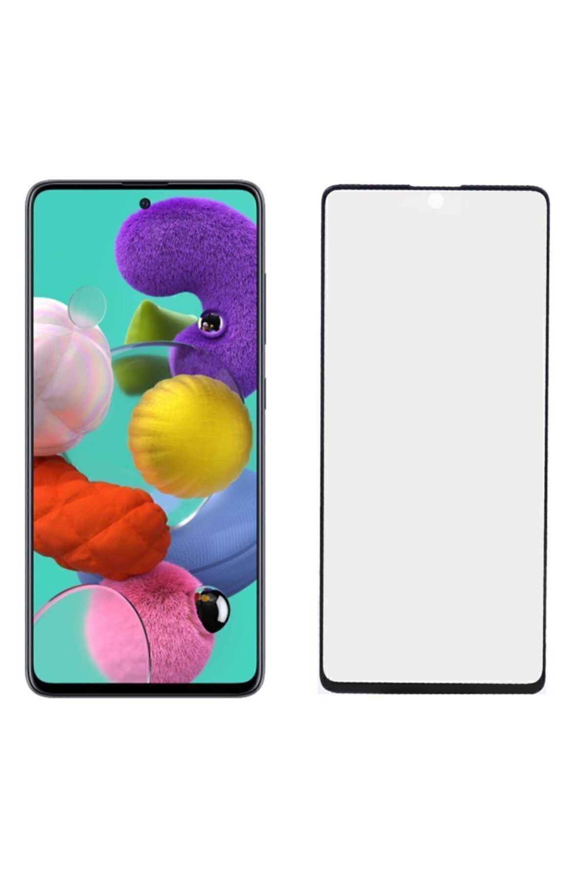 Samsung M31s Siyah Mat Seramik Ekran Koruyucu Parmak Izi Ve Hava 