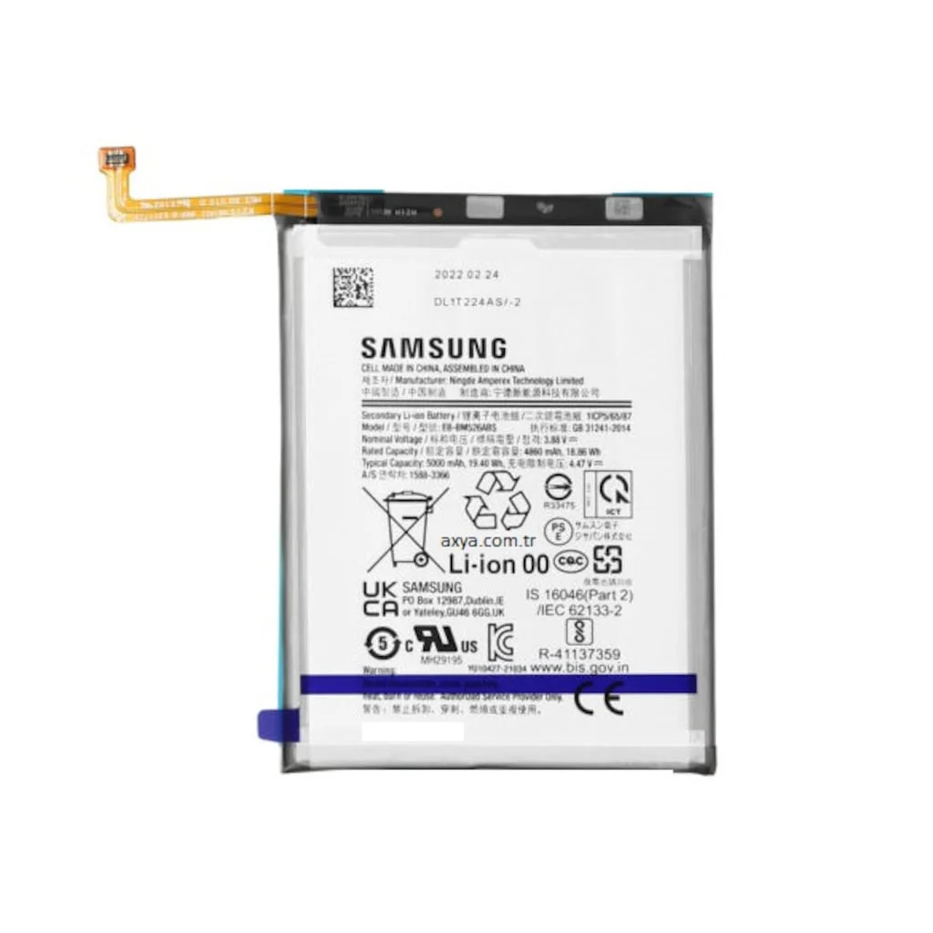 Samsung M52 Pil Batarya EB-BM526ABS 5000 mAh